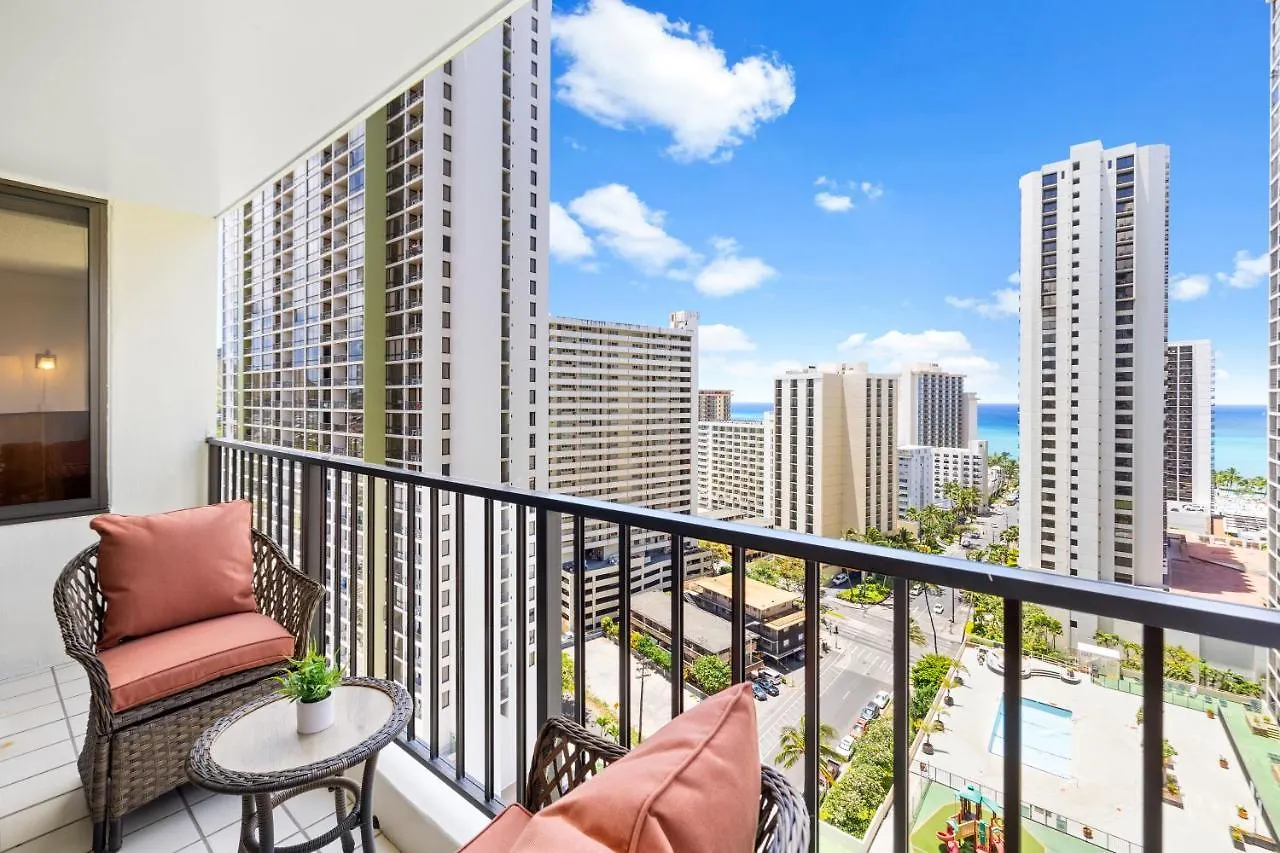 Stunning Ocean View 1Br Condo - Free Parking! 호놀룰루