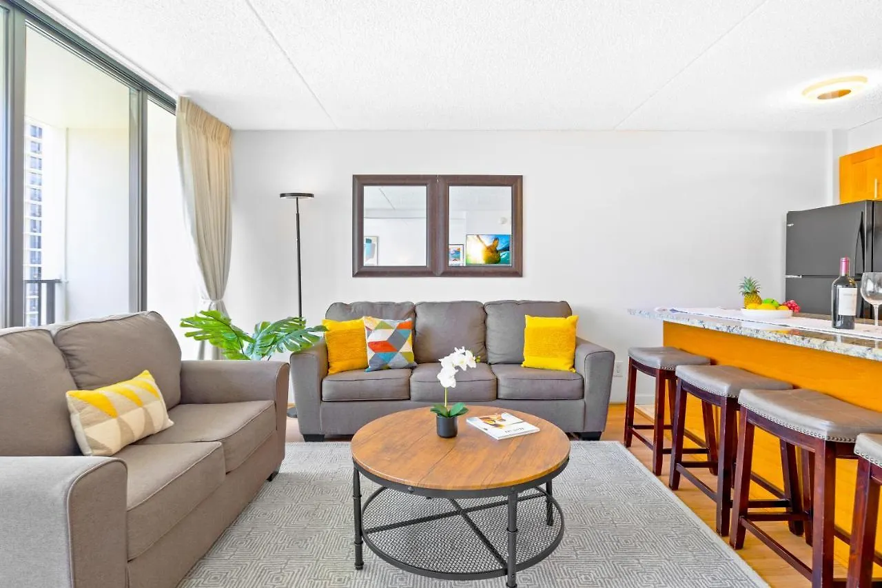 아파트 Stunning Ocean View 1Br Condo - Free Parking! 호놀룰루 미국