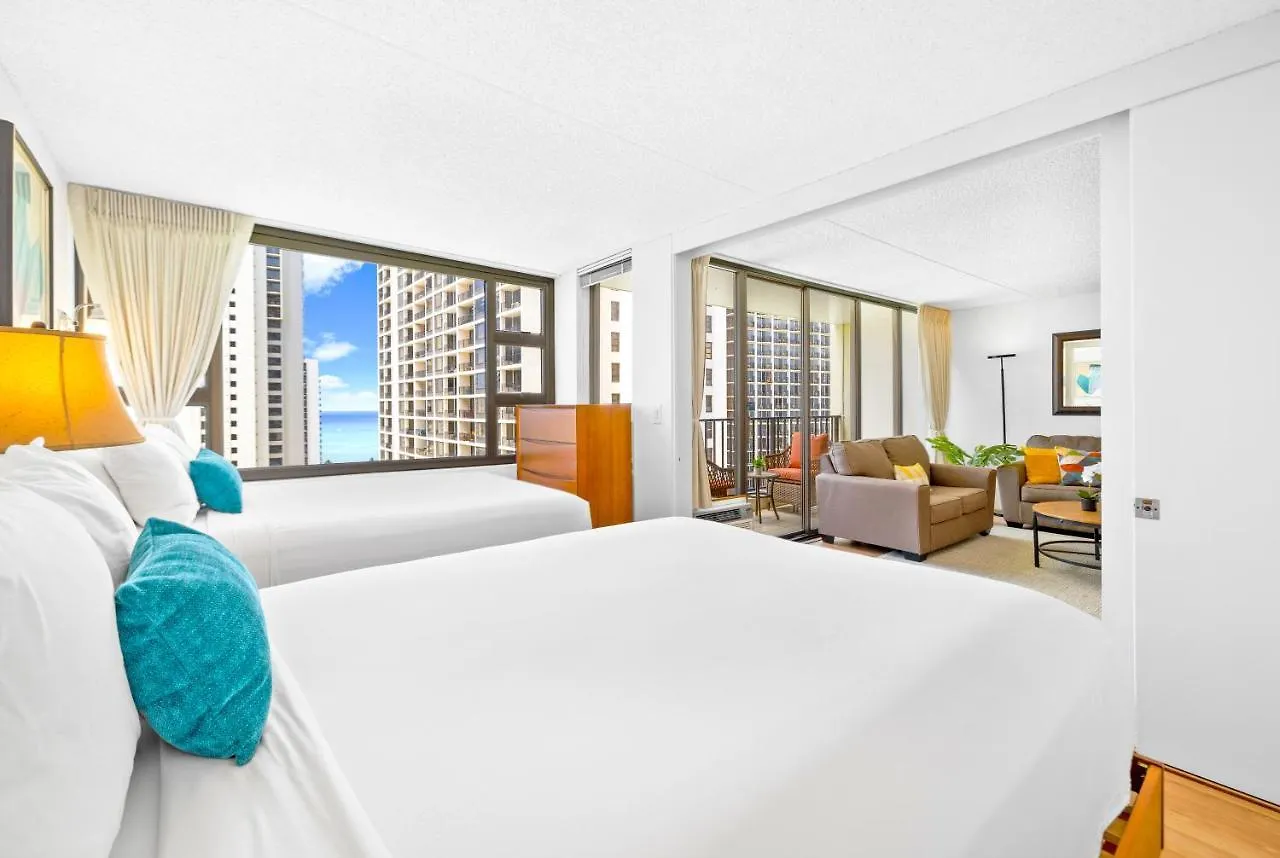 Stunning Ocean View 1Br Condo - Free Parking! 호놀룰루